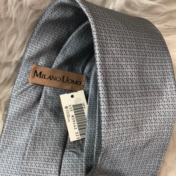🆕 Milano Uomo Silk Tie - Picture 6 of 8